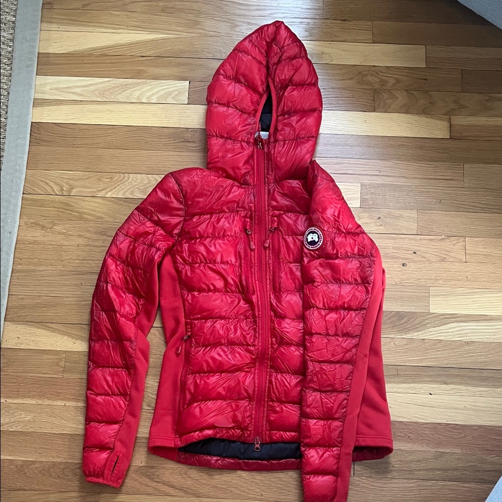 Canada Goose Vibrant Red Puffer Jacket